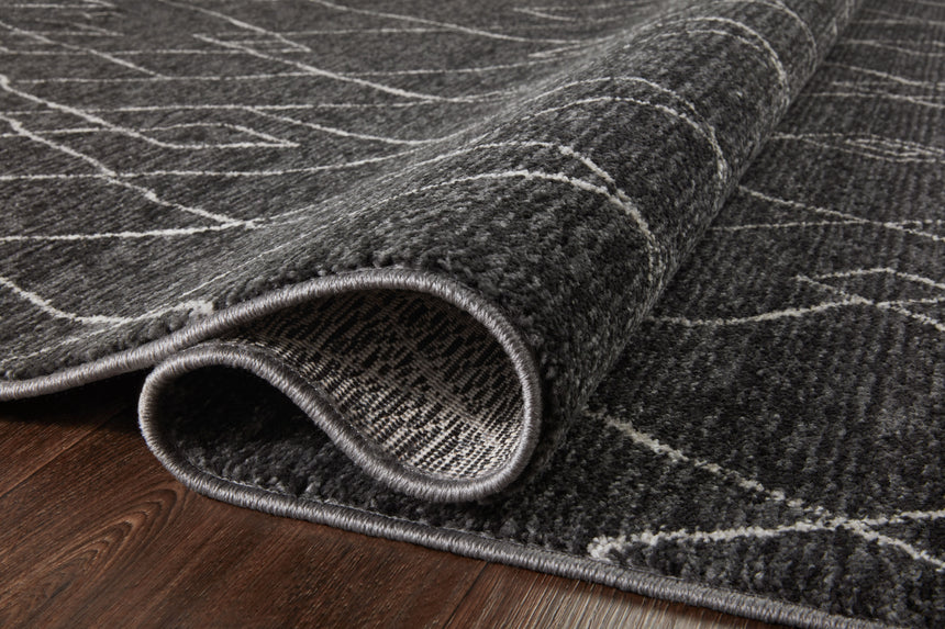 Vance Rug 11 | Charcoal / Dove
