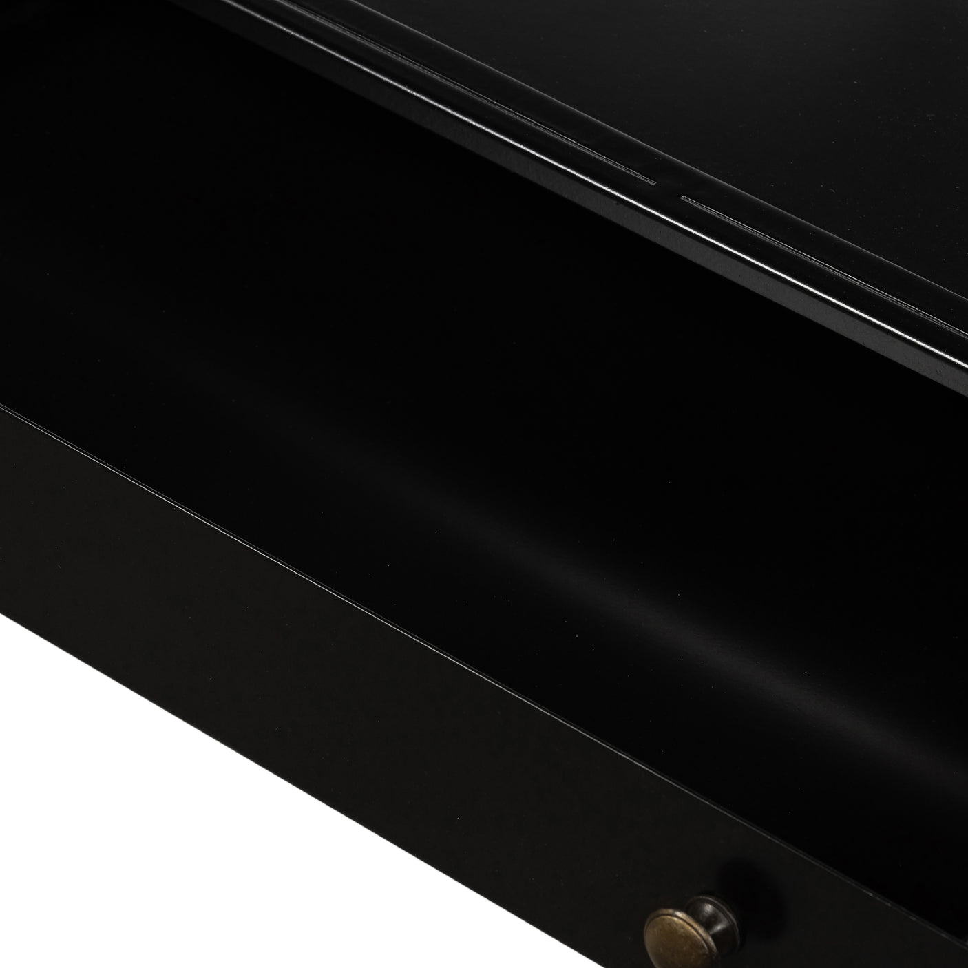 Black Iron with Tempered Glass | Shadow Box End Table | Valley Ridge Furniture