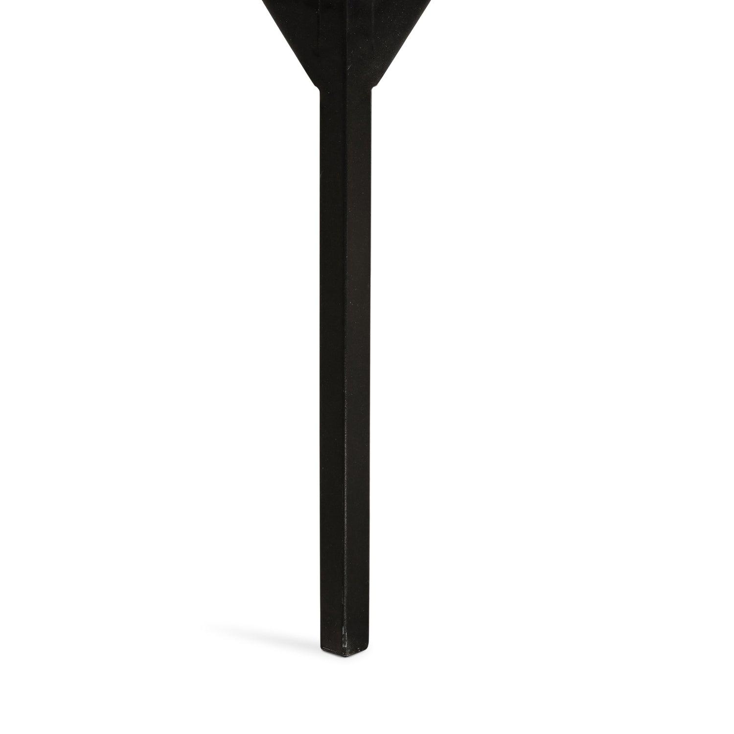 Black Iron with Tempered Glass | Shadow Box End Table | Valley Ridge Furniture