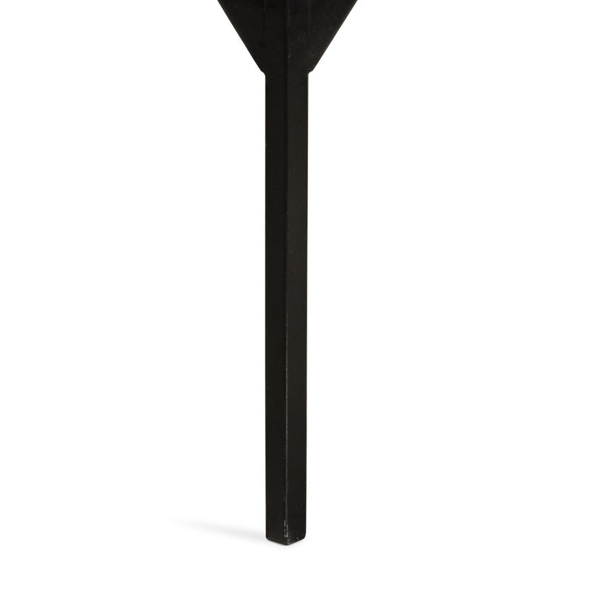 Black Iron with Tempered Glass | Shadow Box End Table | Valley Ridge Furniture