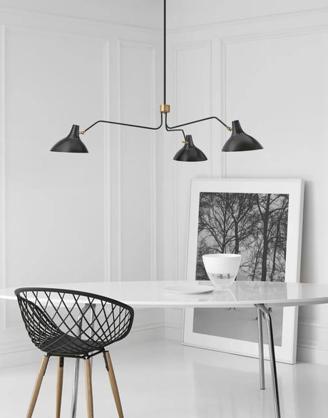 Charlton Large Triple Arm Chandelier