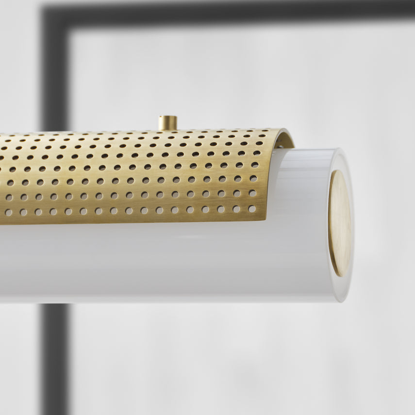 Precision Large Linear Chandelier