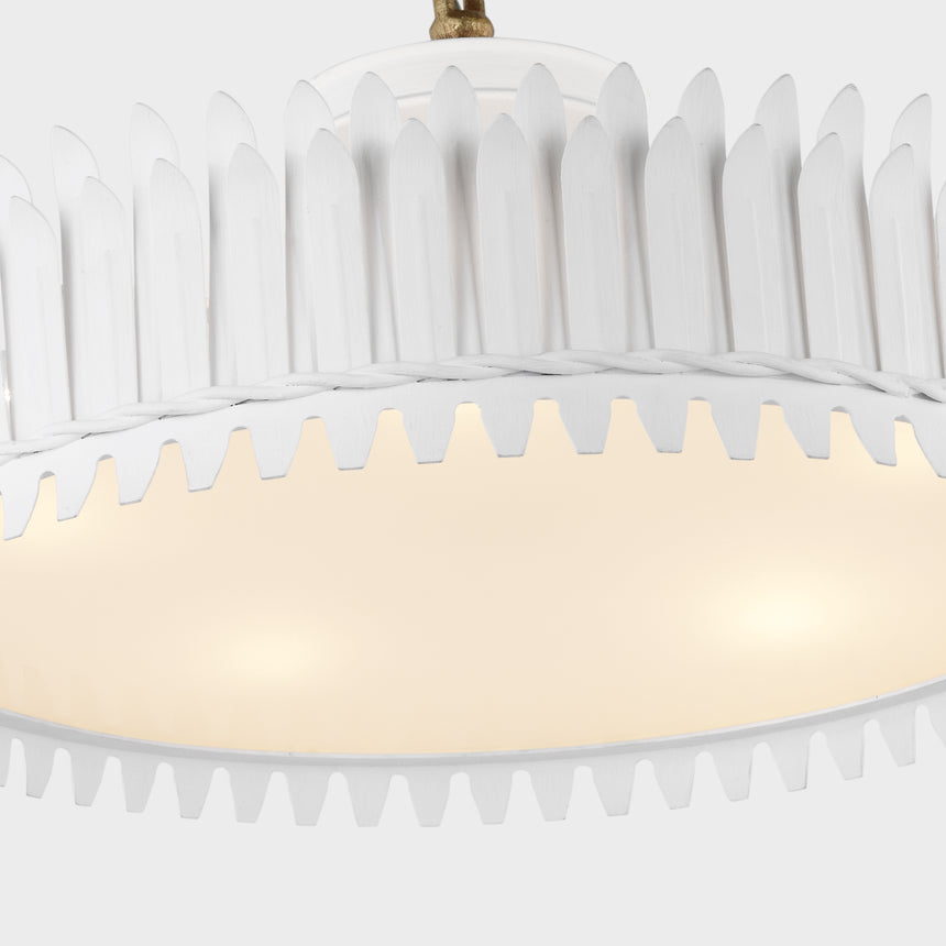 Leslie 21" Semi-Flush