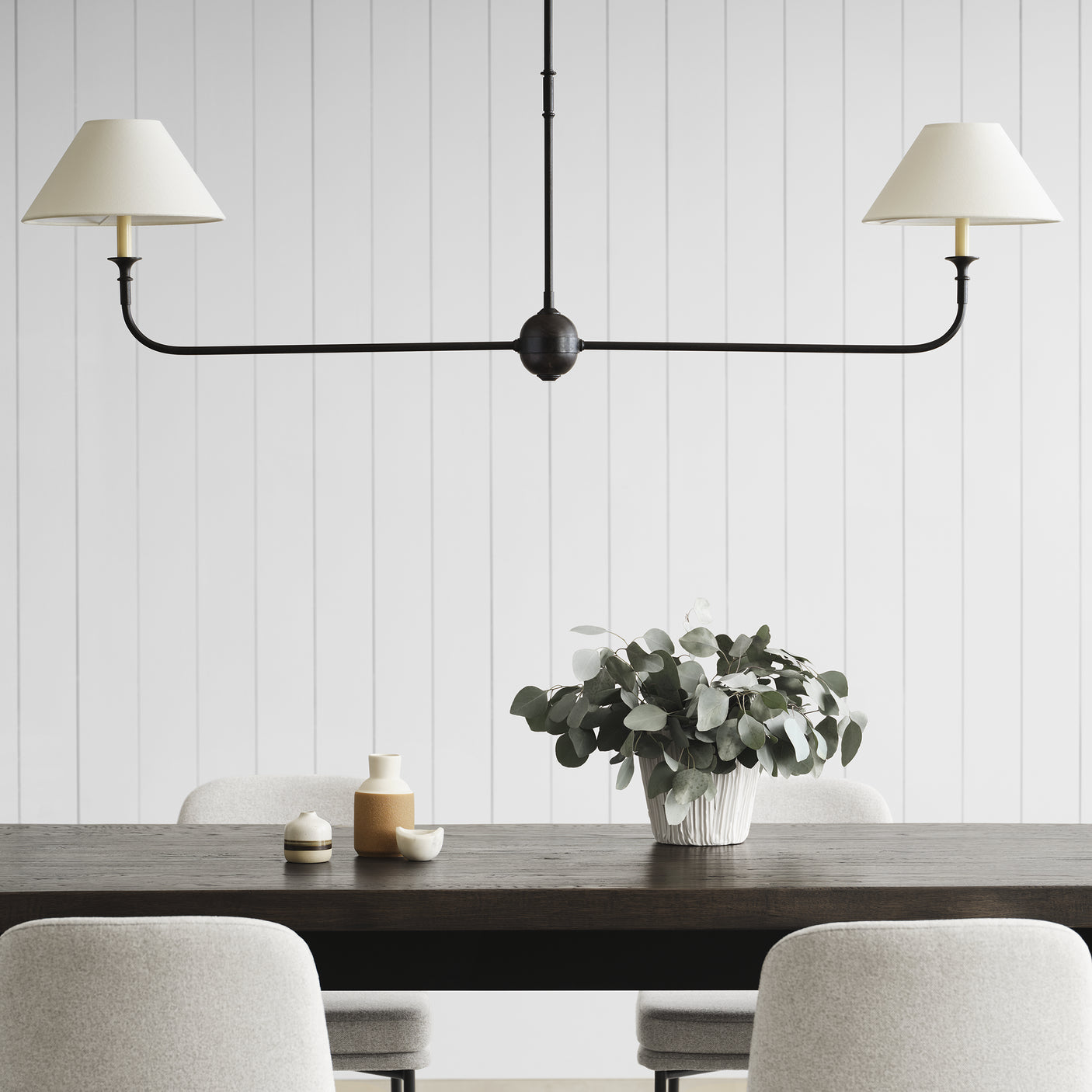 Piaf Large Two Light Linear Pendant