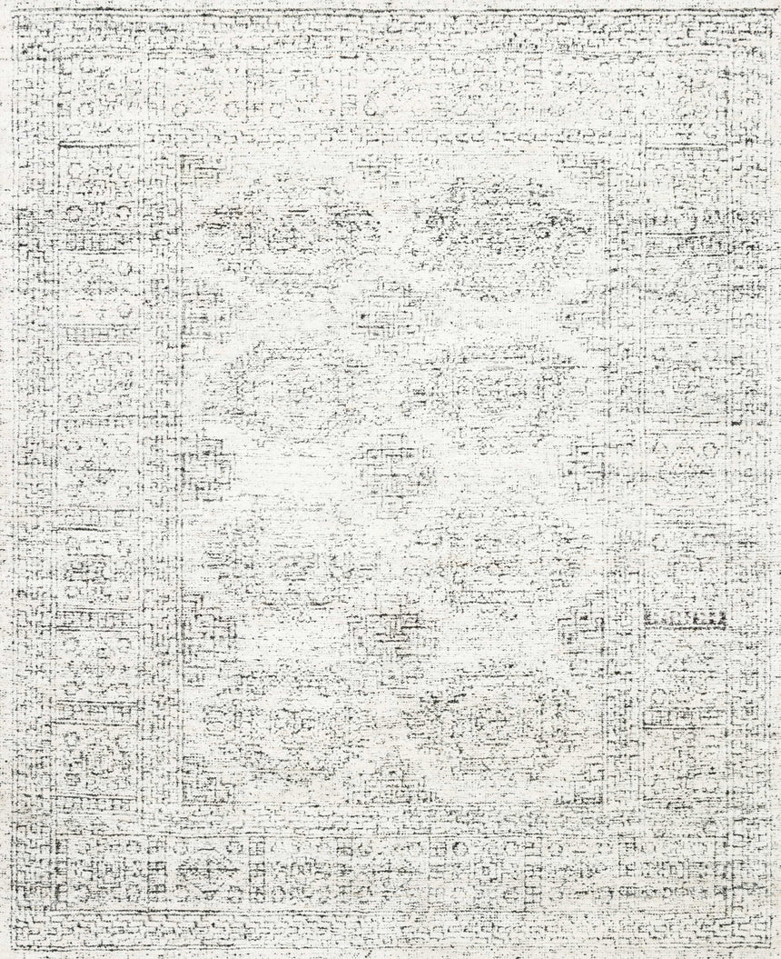 Vestige Rug 01 | White / Black