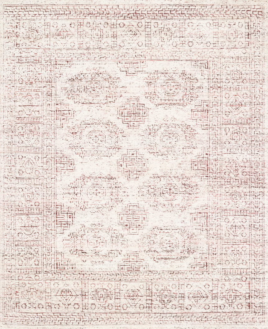 Vestige Rug 01 | White / Berry