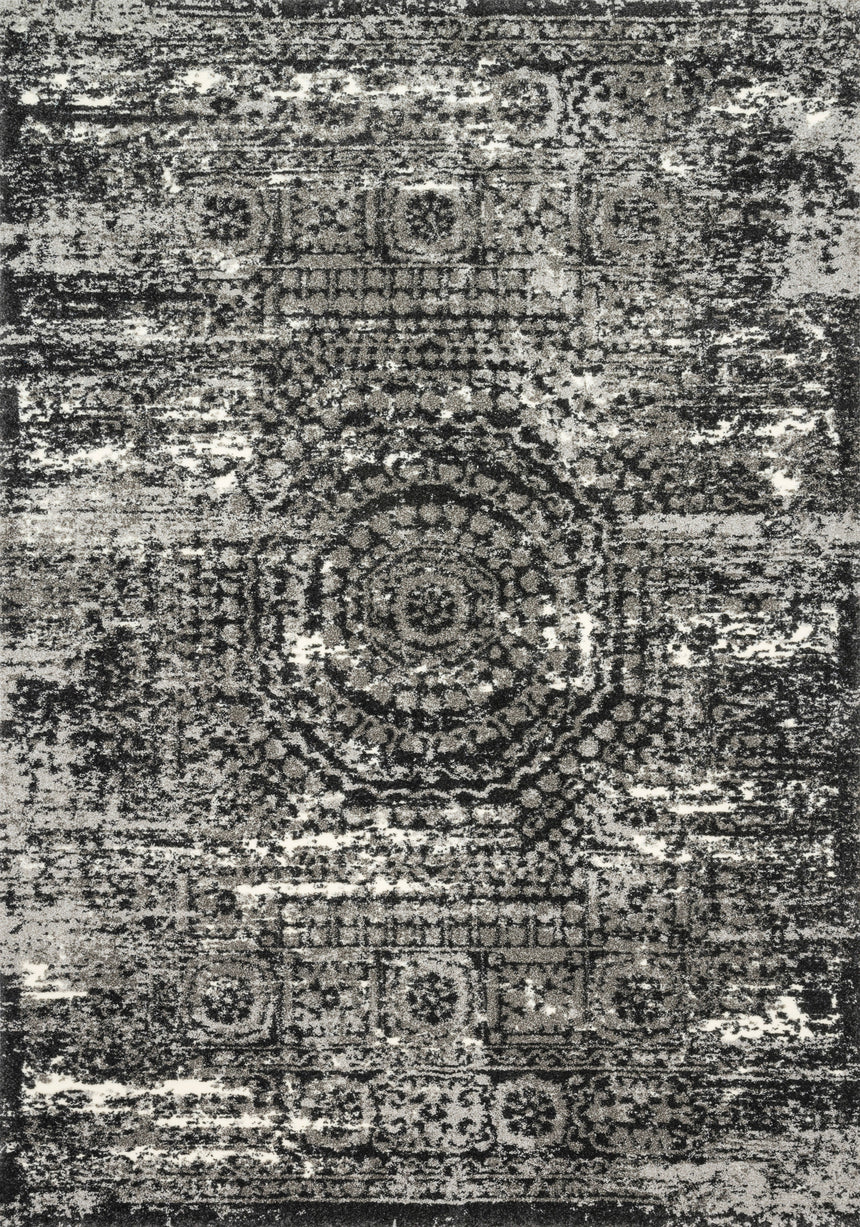 Viera Rug 11 | Graphite / Black