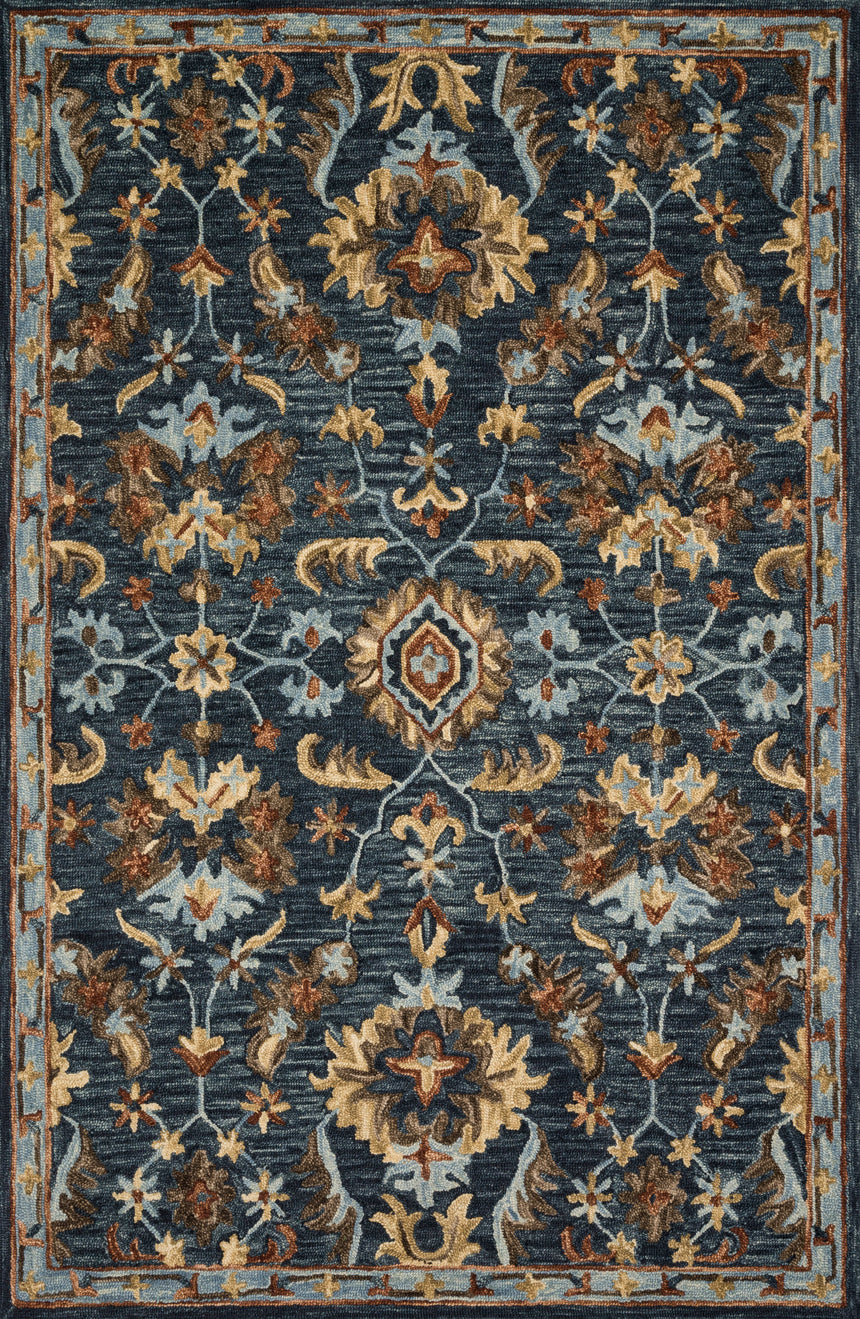 Victoria Rug 14 | Denim / Multi