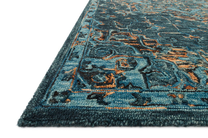 Victoria Rug 15 | Teal / Multi