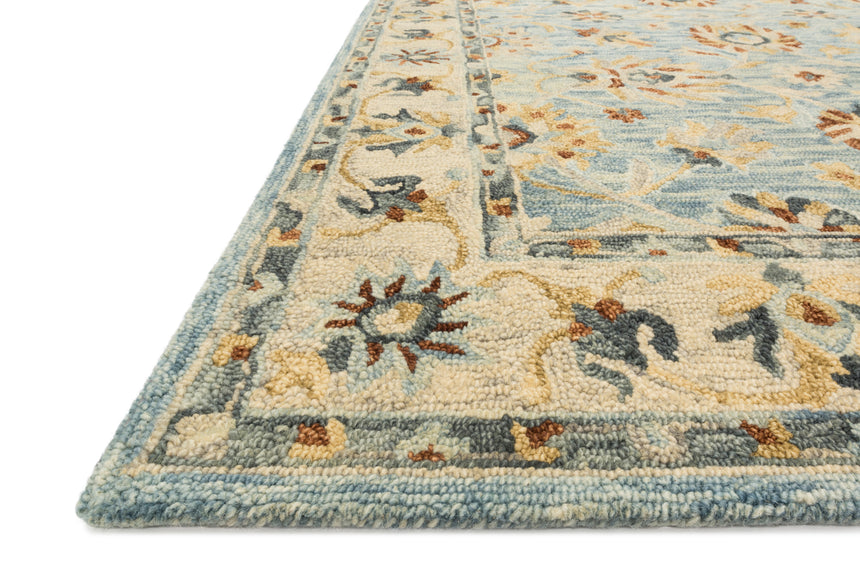 Victoria Rug 18 | Lt. Blue / Natural
