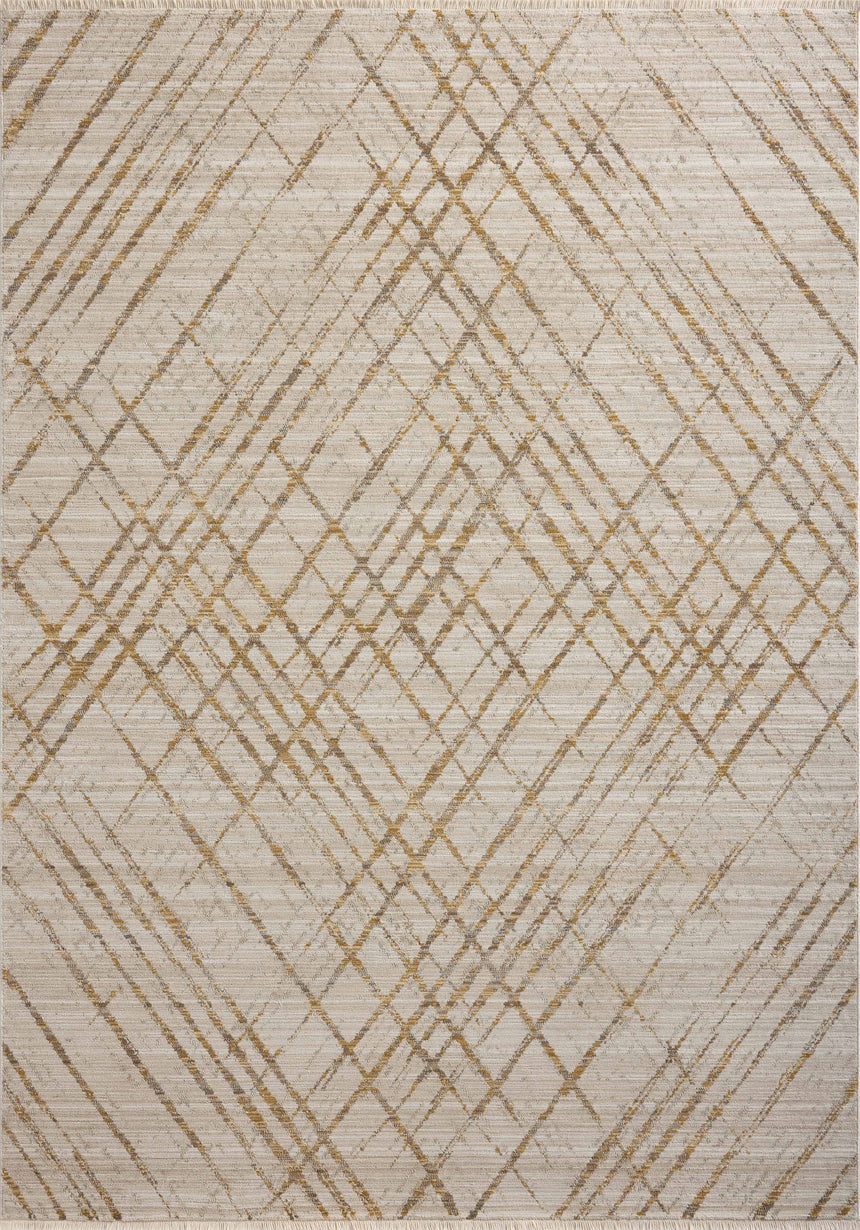 Wade Rug 04 | Beige / Gold