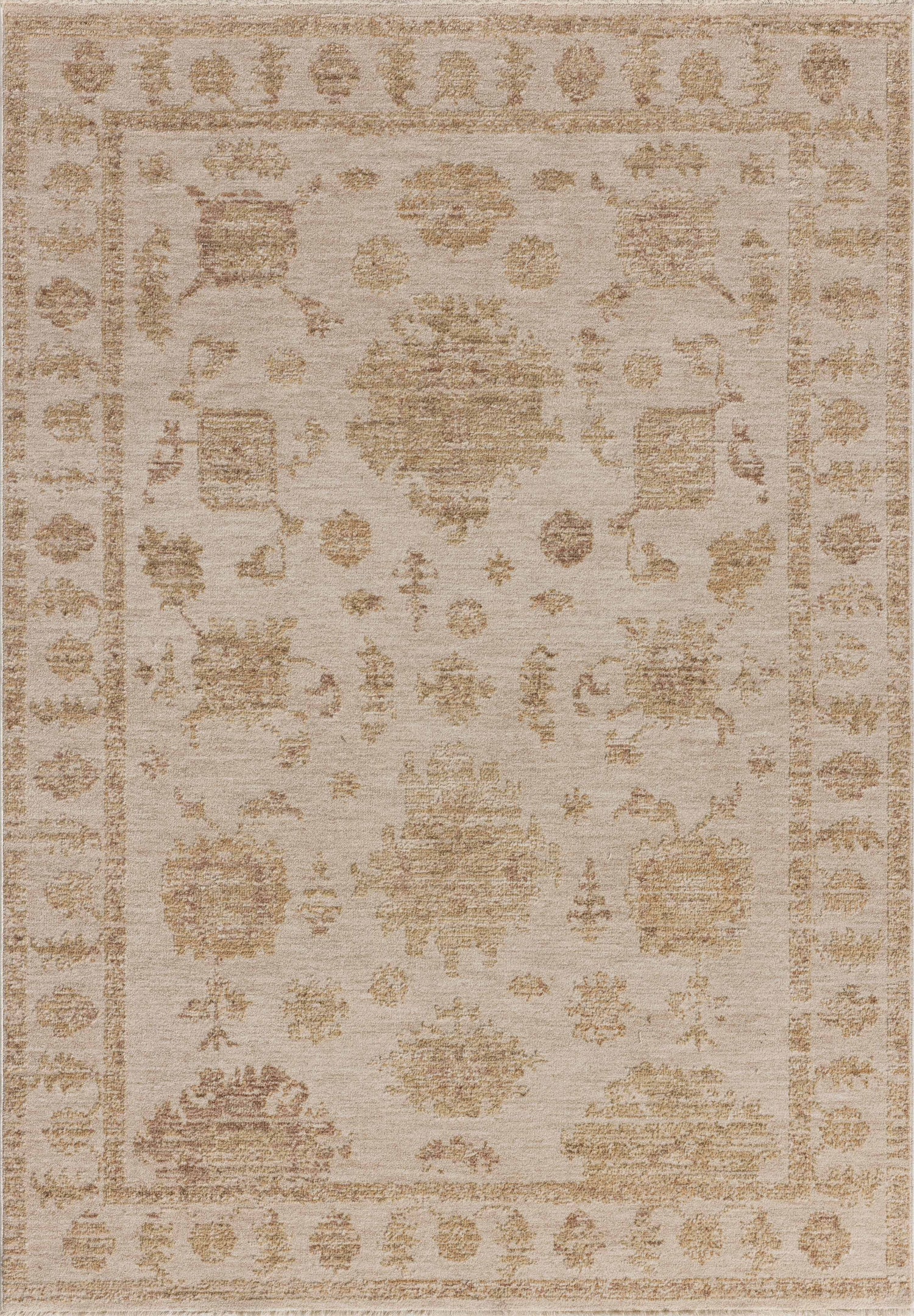 Willa Rug 07 | Bone / Clay
