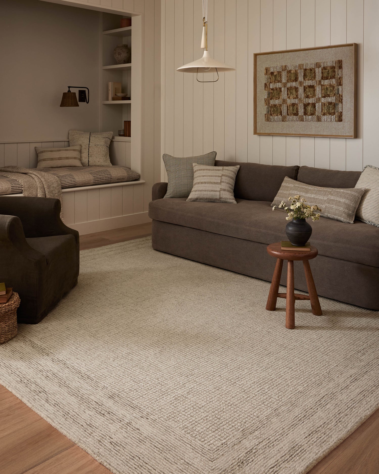Windsor Rug 01 | Ivory / Stone