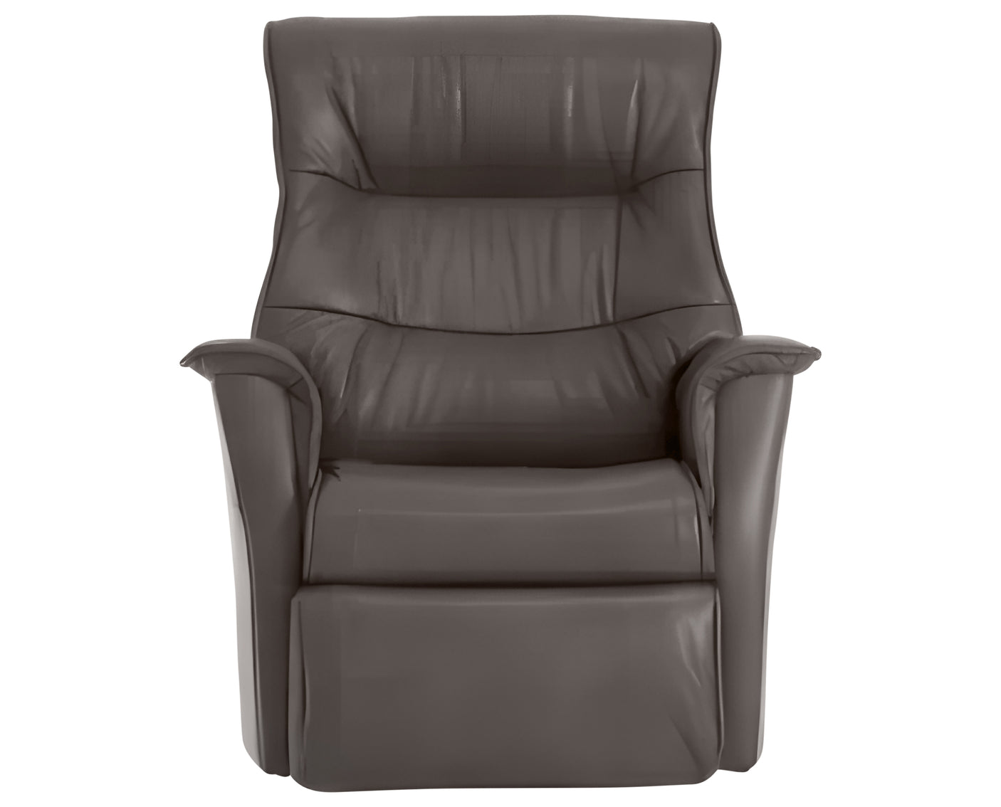 Trend Leather Graphite | Norwegian Comfort Paramount 1-Seater Wallsaver - Promo | Valley Ridge Furniture