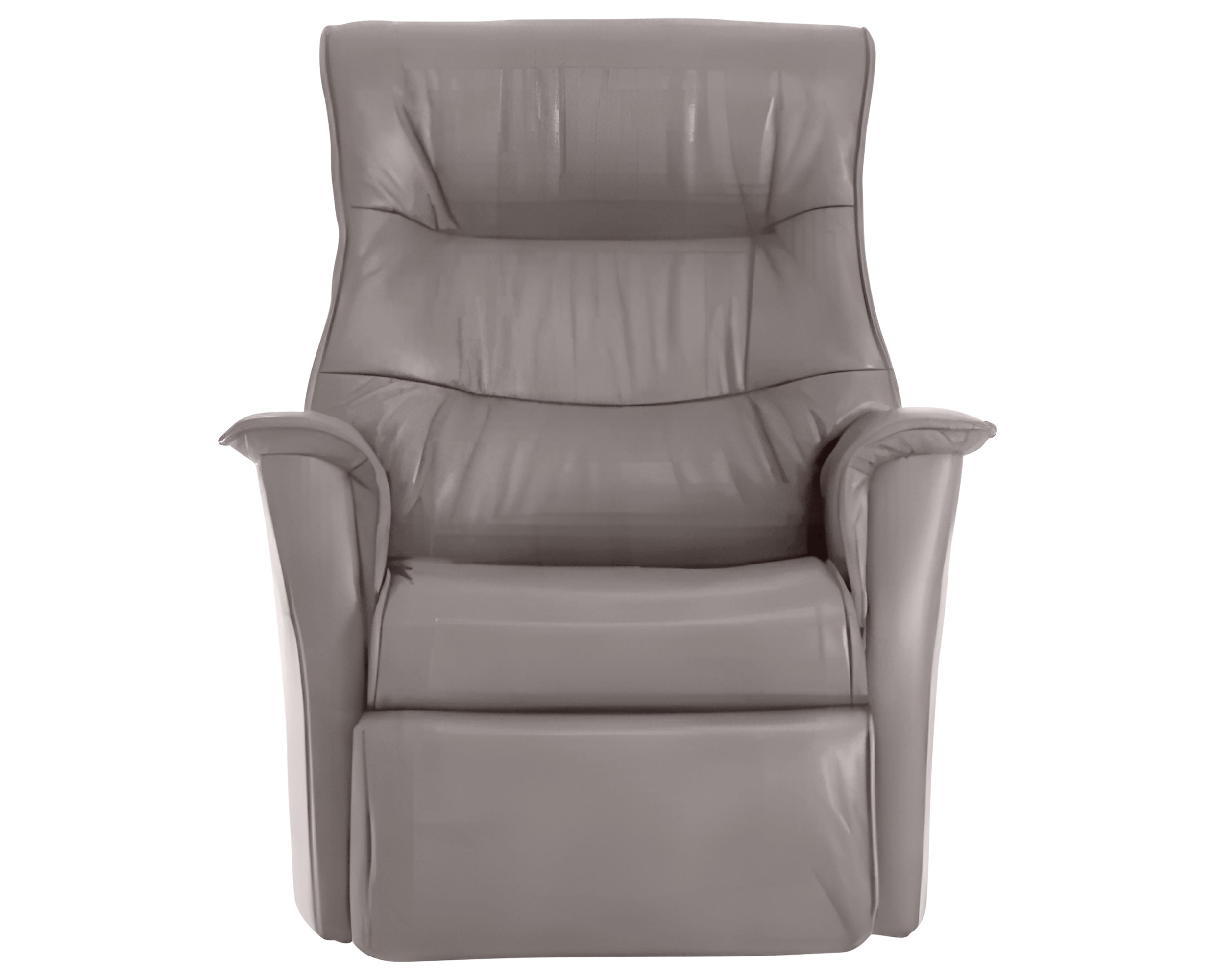 Trend Leather Cinder | Norwegian Comfort Paramount 1-Seater Wallsaver - Promo | Valley Ridge Furniture