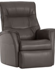 Trend Leather Graphite | Norwegian Comfort Paramount 1-Seater Wallsaver - Promo | Valley Ridge Furniture