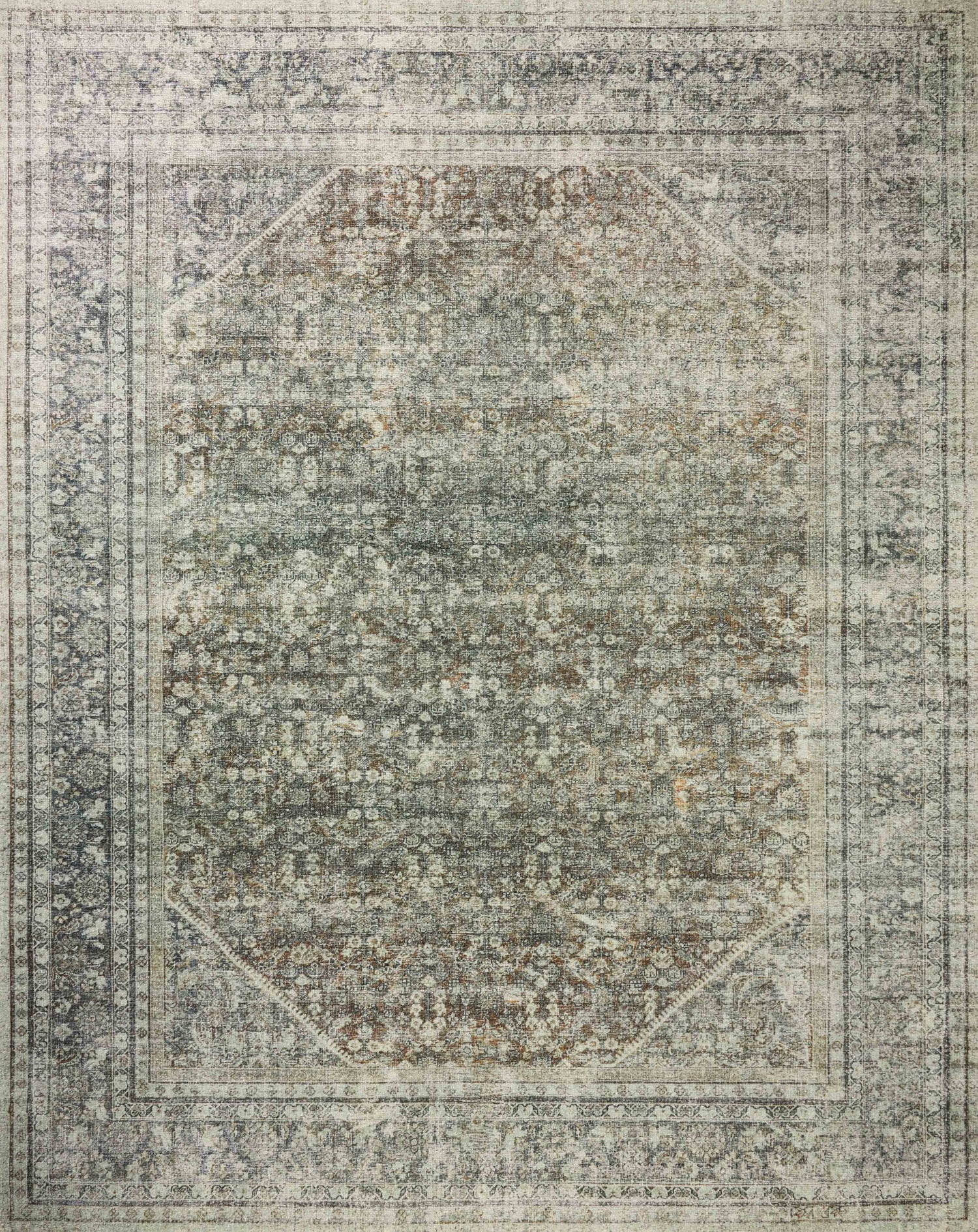 Wimberly Rug 02 | Tobacco / Rust