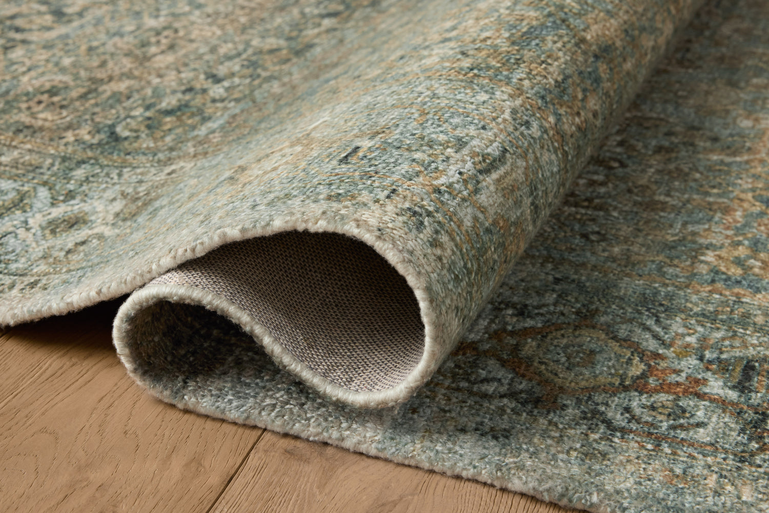 Wimberly Rug 03 | Lagoon / Wheat