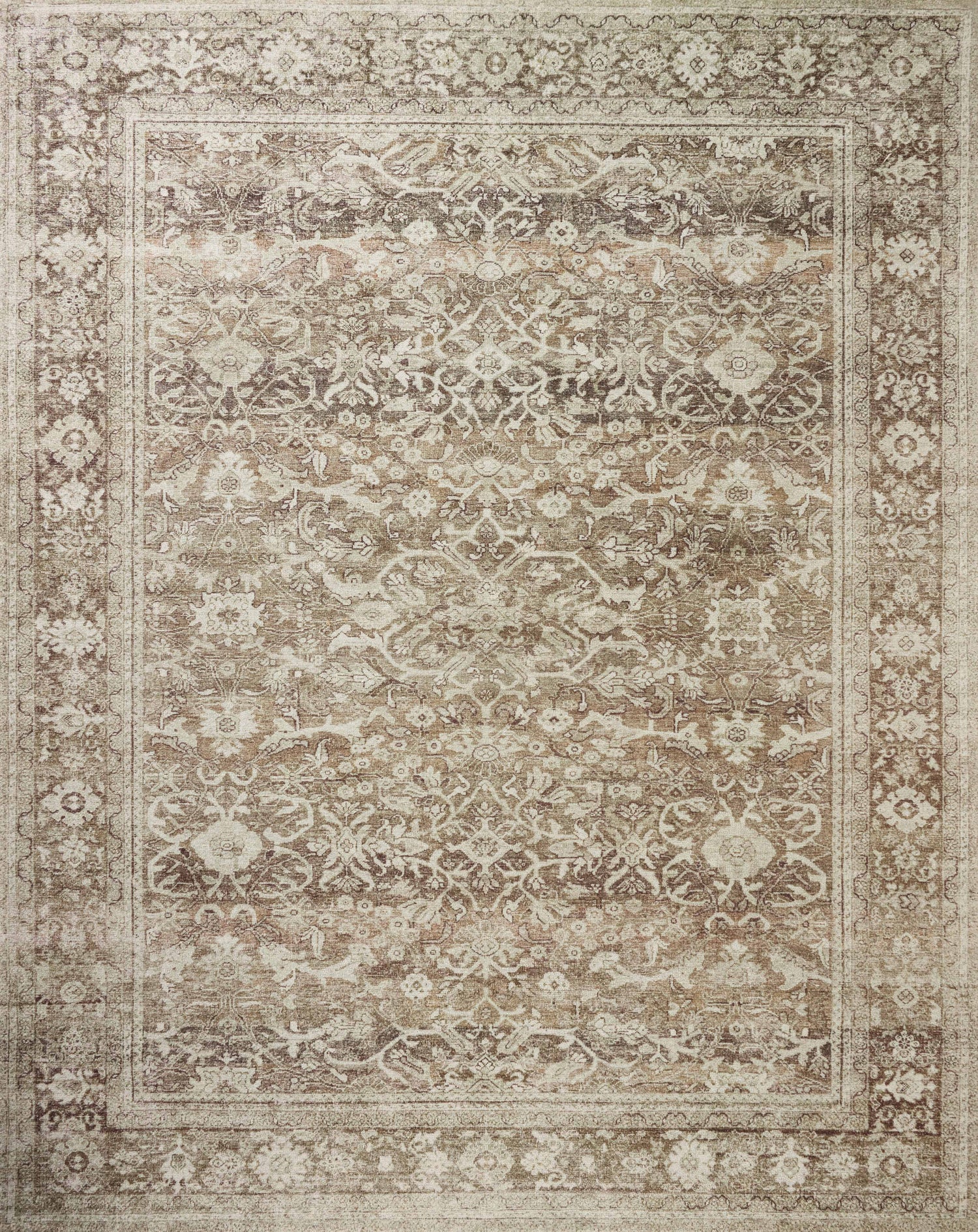 Wimberly Rug 06 | Bark / Ivory