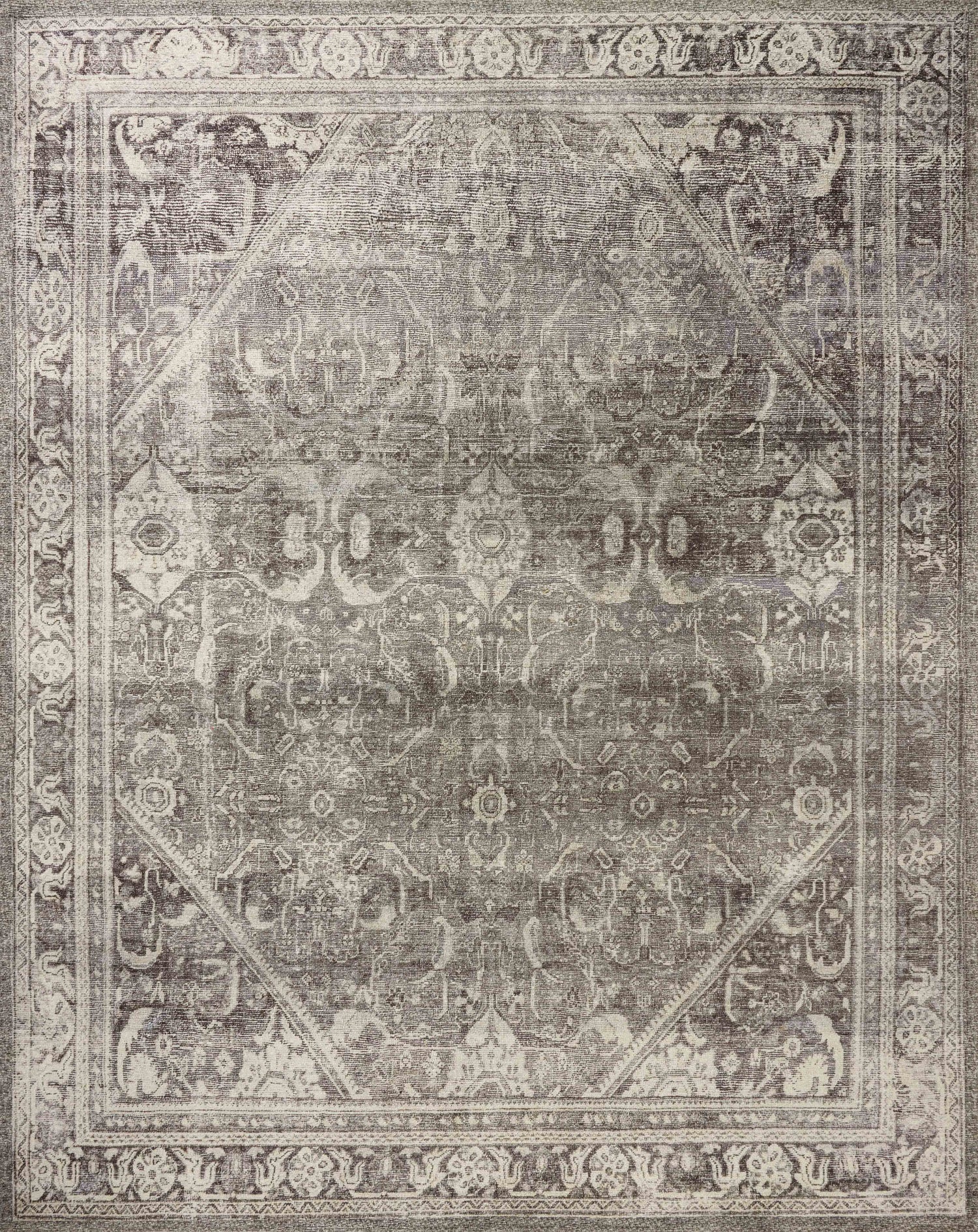Wimberly Rug 07 | Ink / Bone
