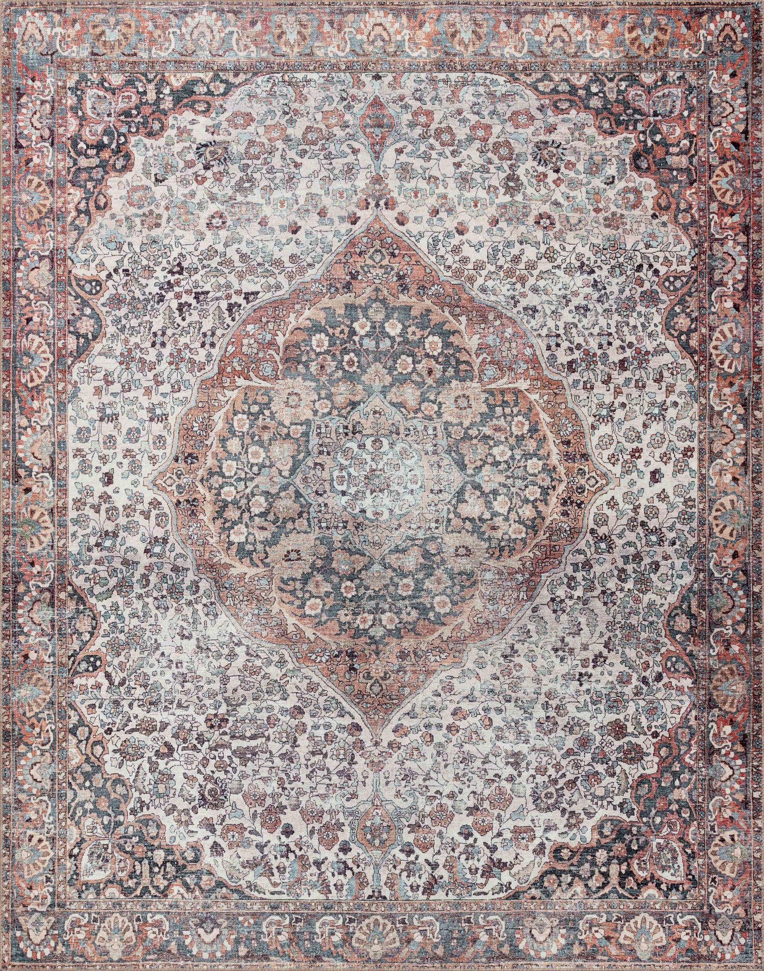 Wynter Rug 01 | Red / Multi