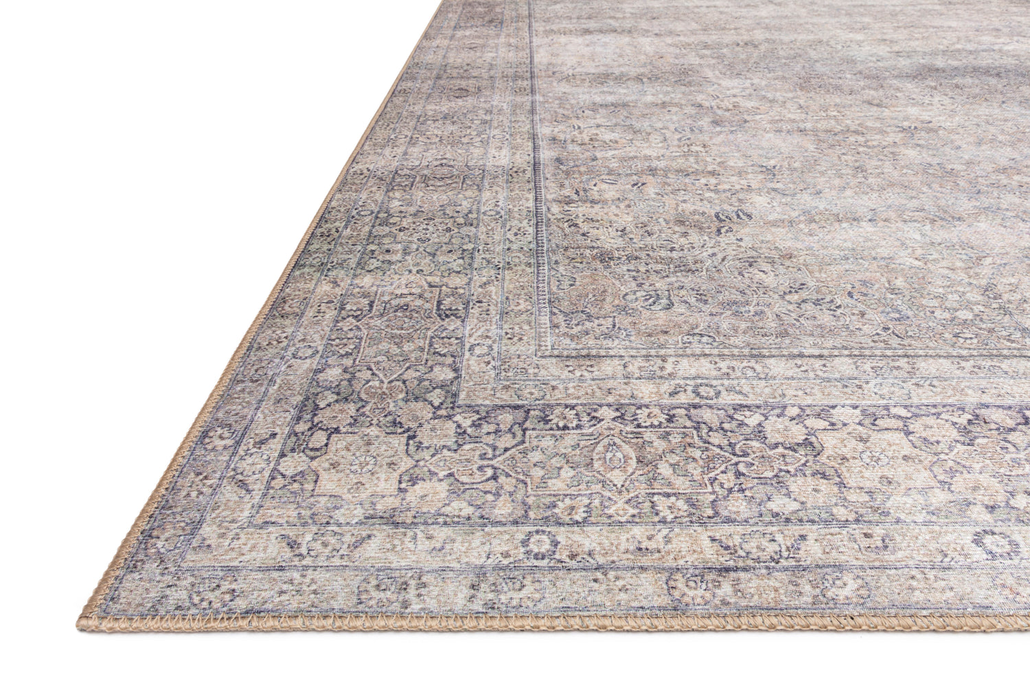 Wynter Rug 03 | Silver / Charcoal