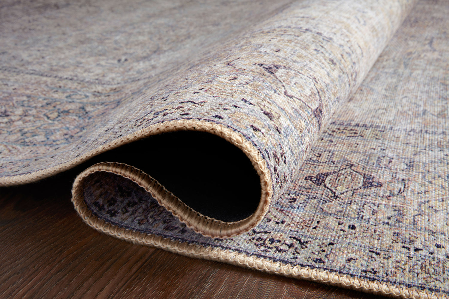 Wynter Rug 03 | Silver / Charcoal