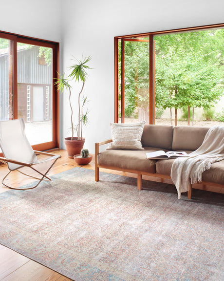 Wynter Rug 04 | Red / Teal
