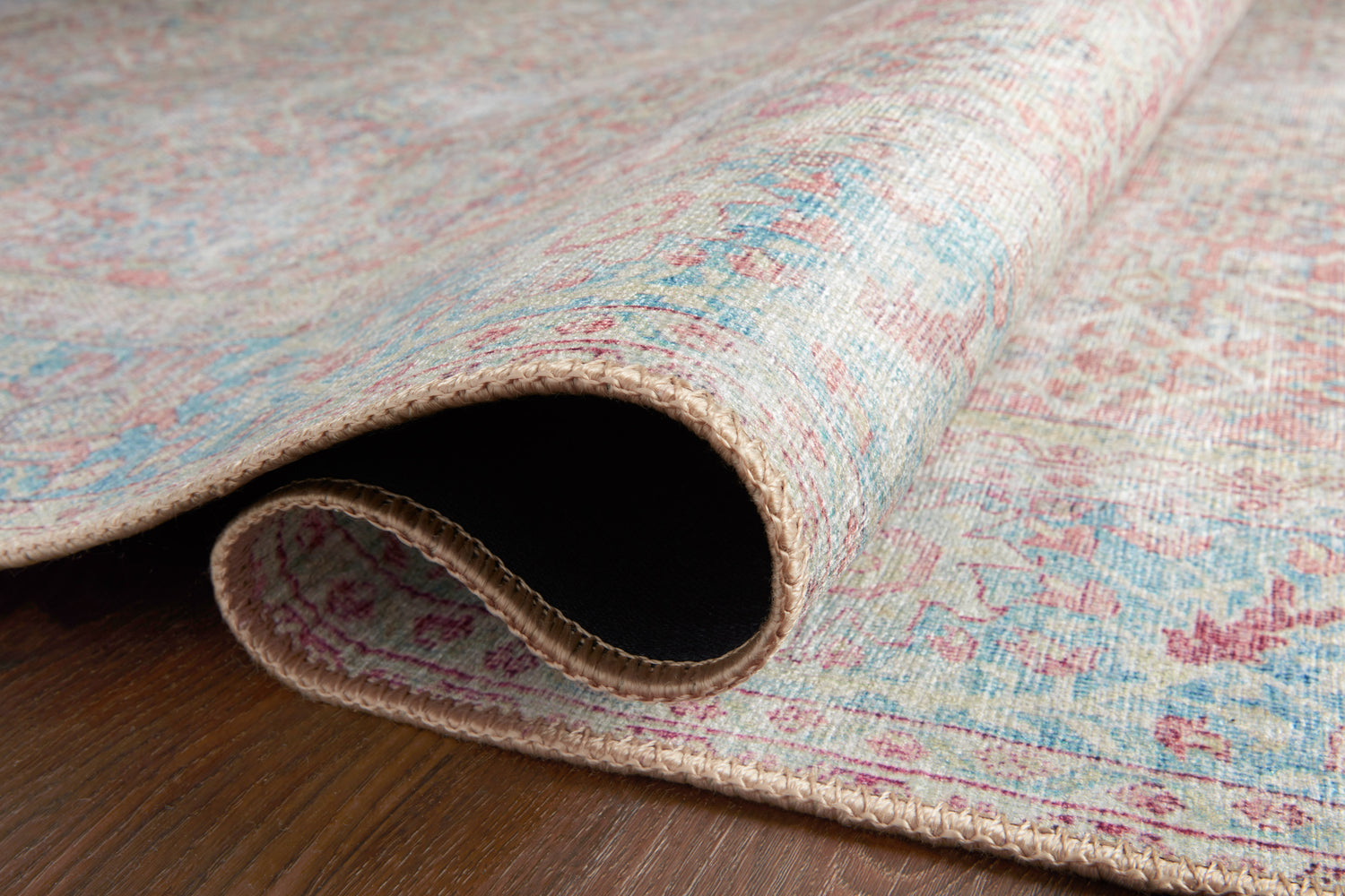 Wynter Rug 04 | Red / Teal