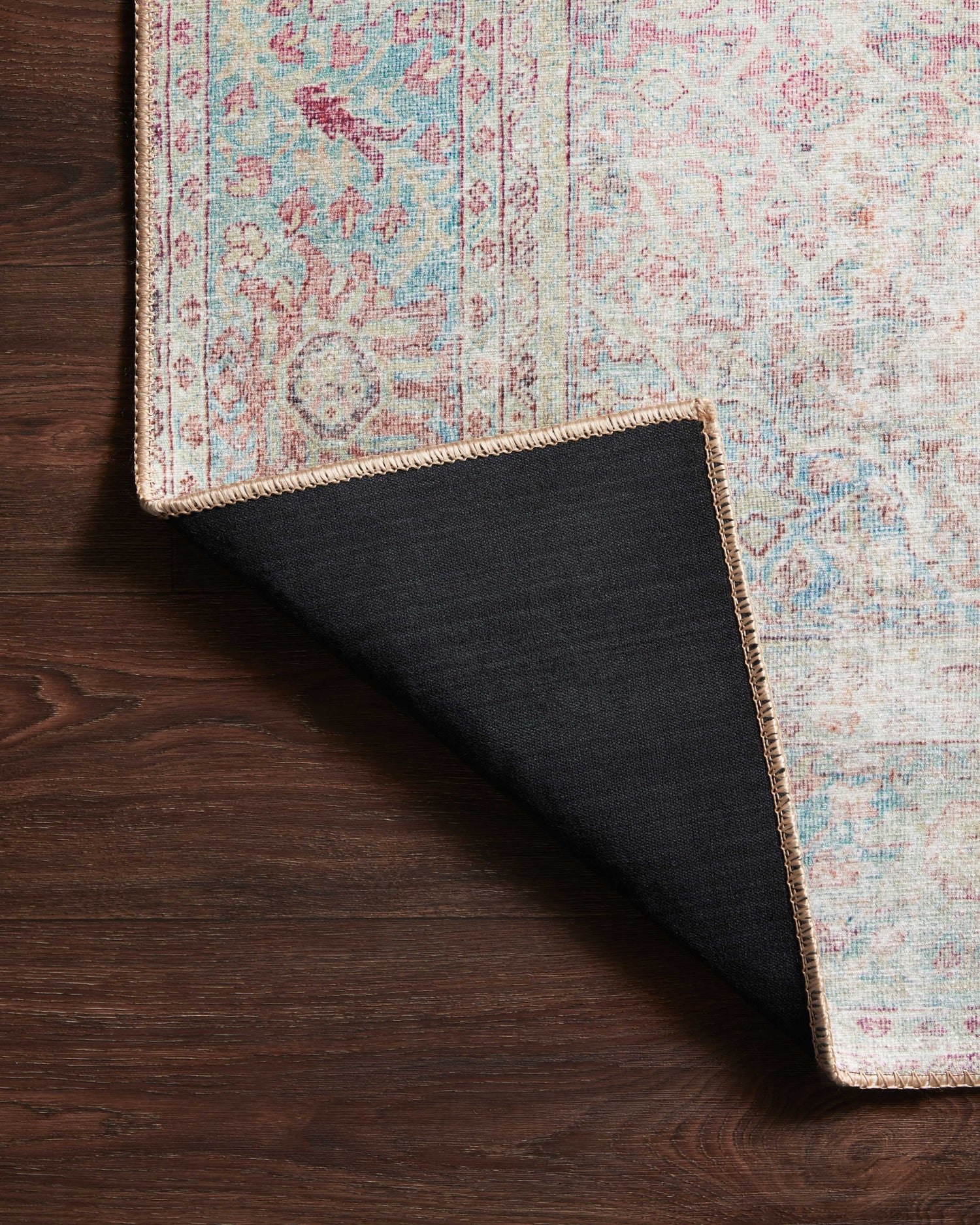 Wynter Rug 04 | Red / Teal