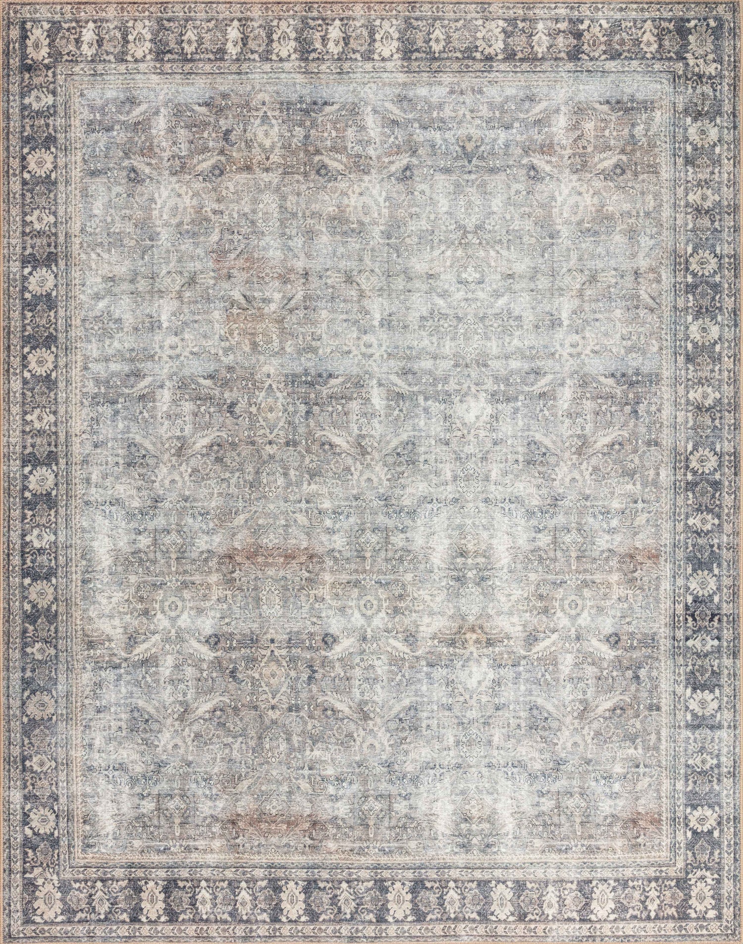 Wynter Rug 07 | Grey / Charcoal