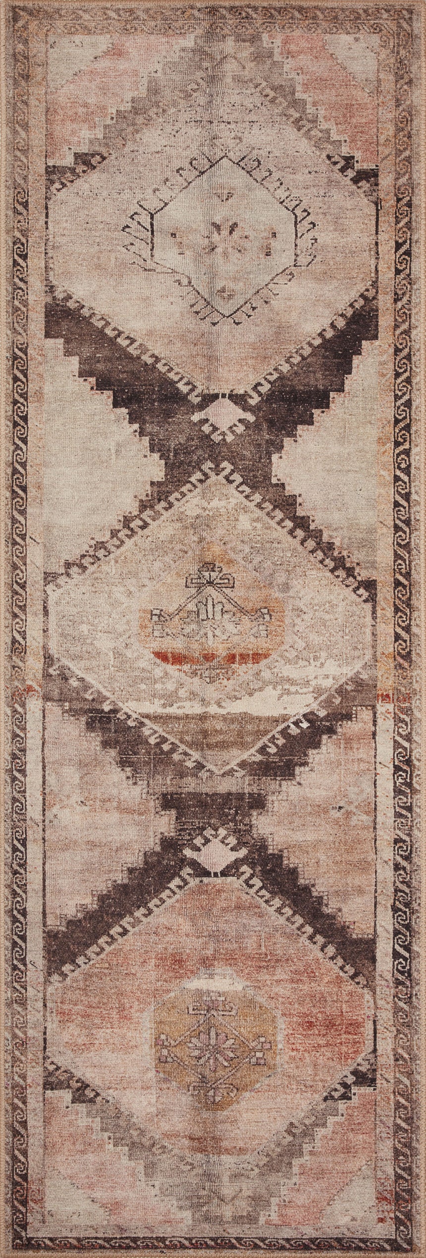 Wynter Rug 08 | Graphite / Blush