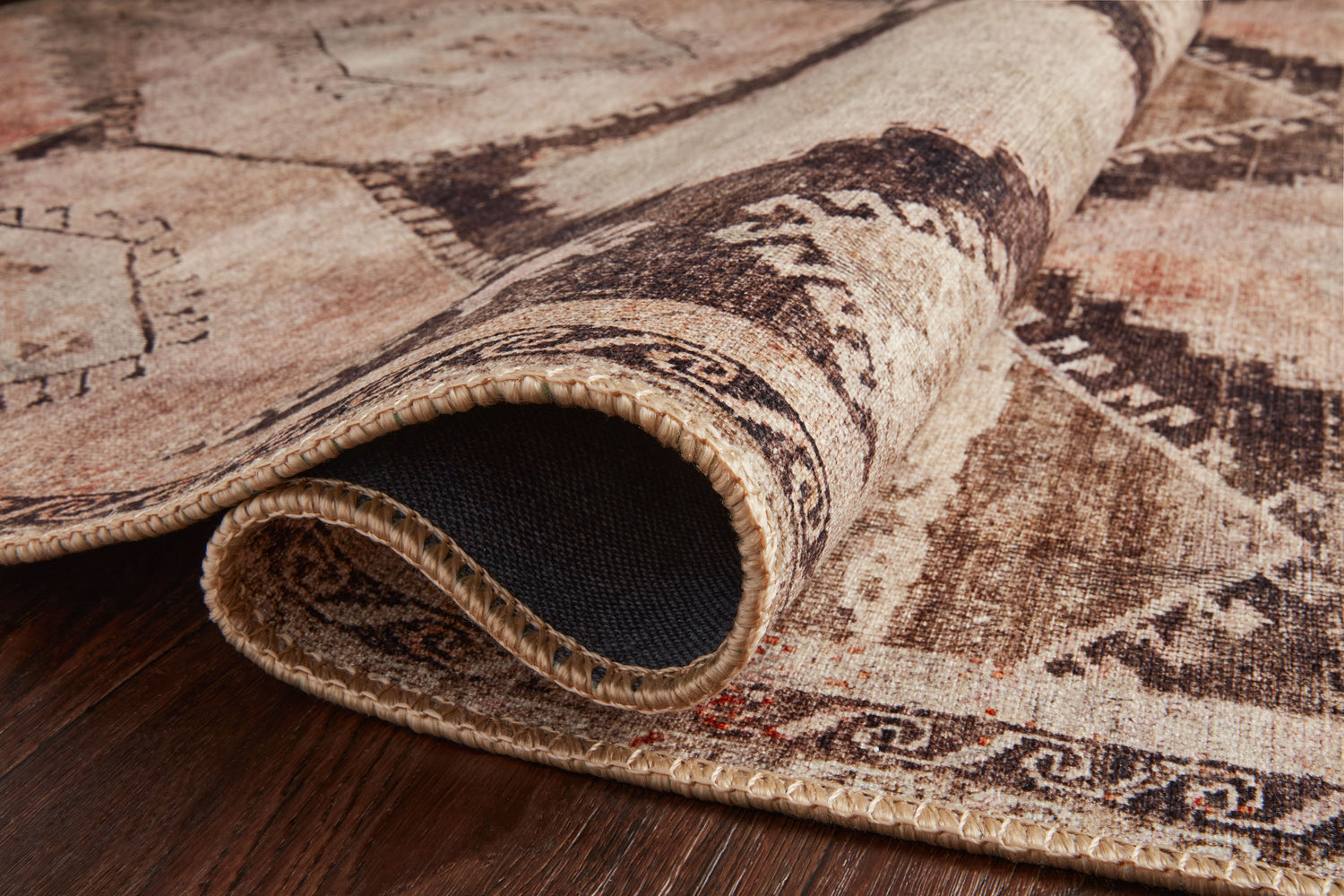 Wynter Rug 08 | Graphite / Blush