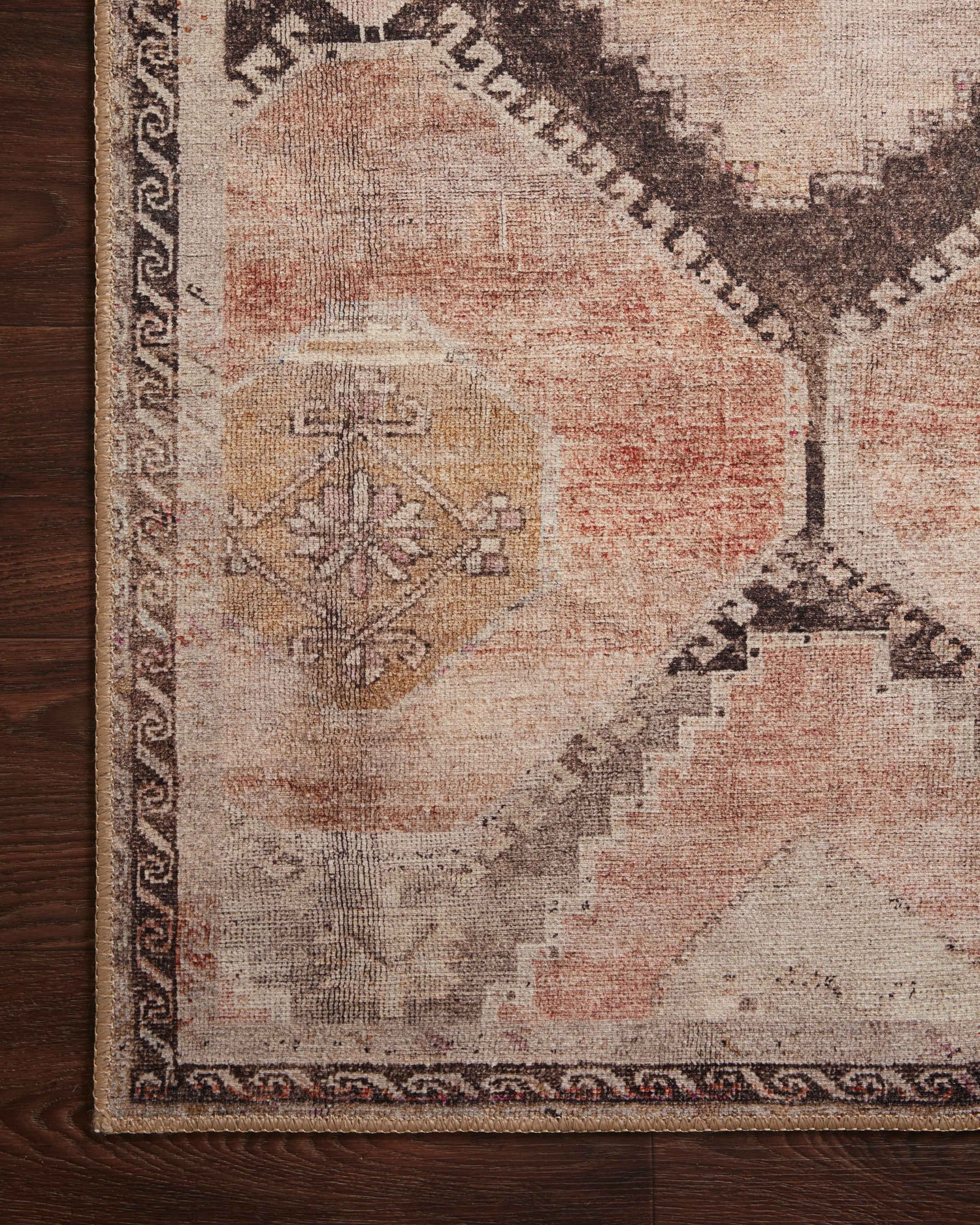 Wynter Rug 08 | Graphite / Blush
