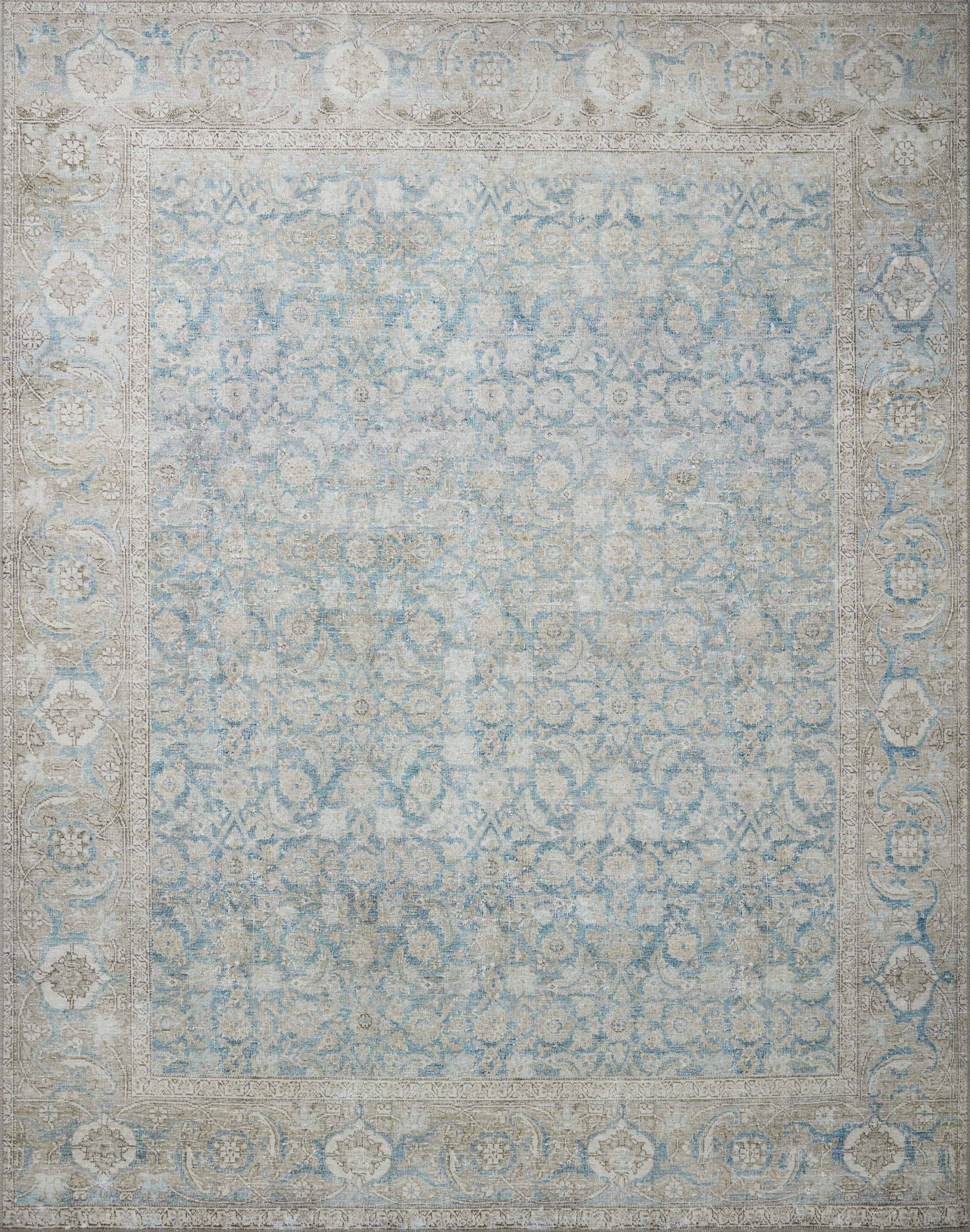 Wynter Rug 10 | Ocean / Silver