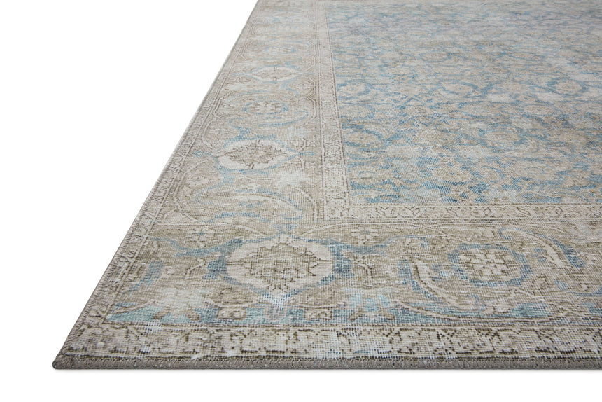 Wynter Rug 10 | Ocean / Silver