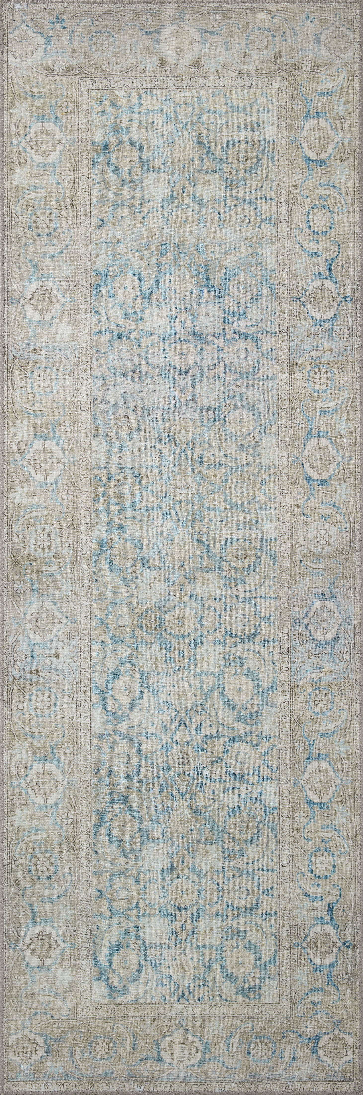 Wynter Rug 10 | Ocean / Silver