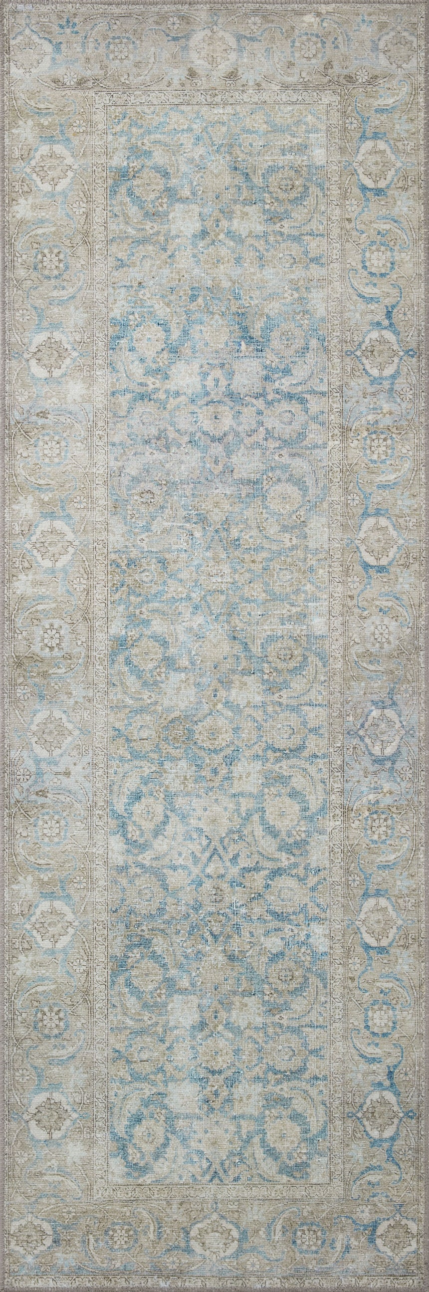 Wynter Rug 10 | Ocean / Silver