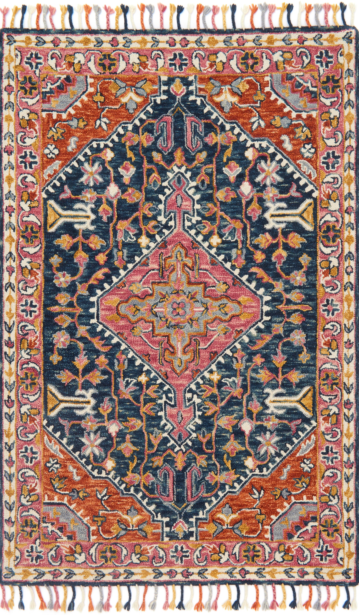 Zharah Rug 01 | Navy / Multi