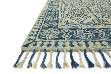 Zharah Rug 09 | Mist / Blue
