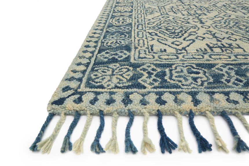 Zharah Rug 09 | Mist / Blue