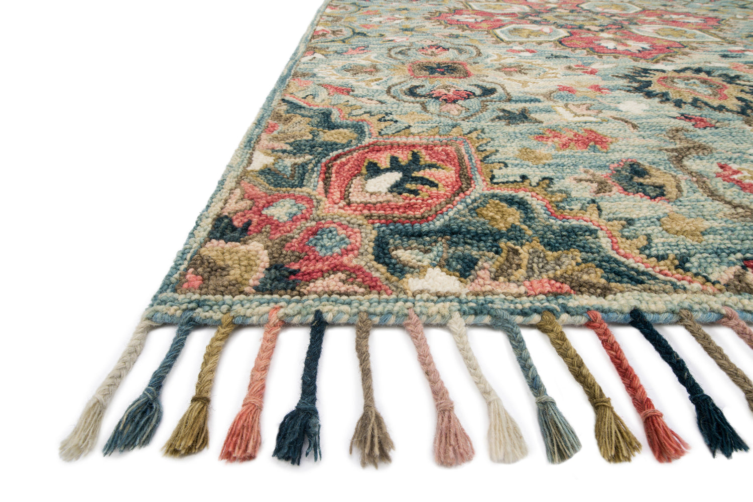 Zharah Rug 13 | Light Blue / Multi