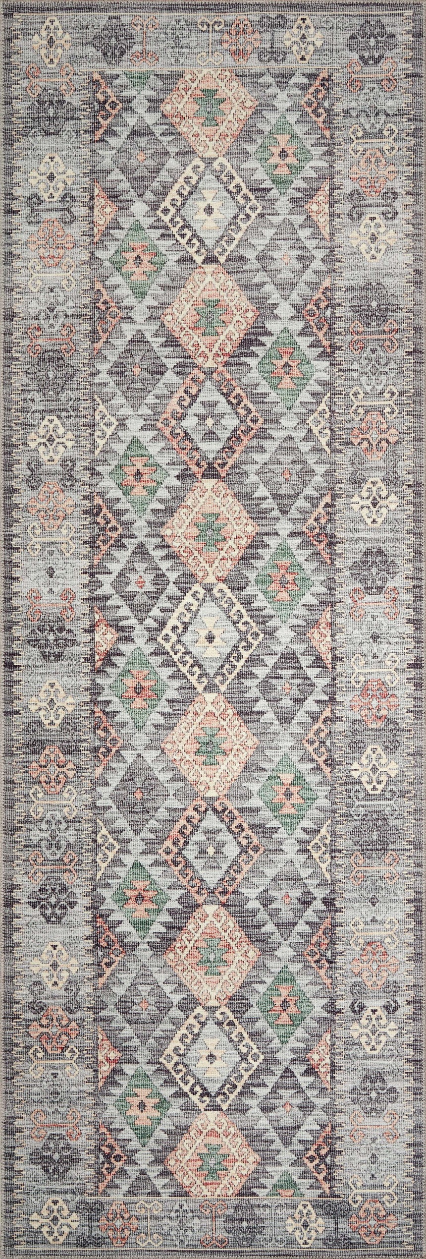 Zion Rug 01 | Grey / Multi