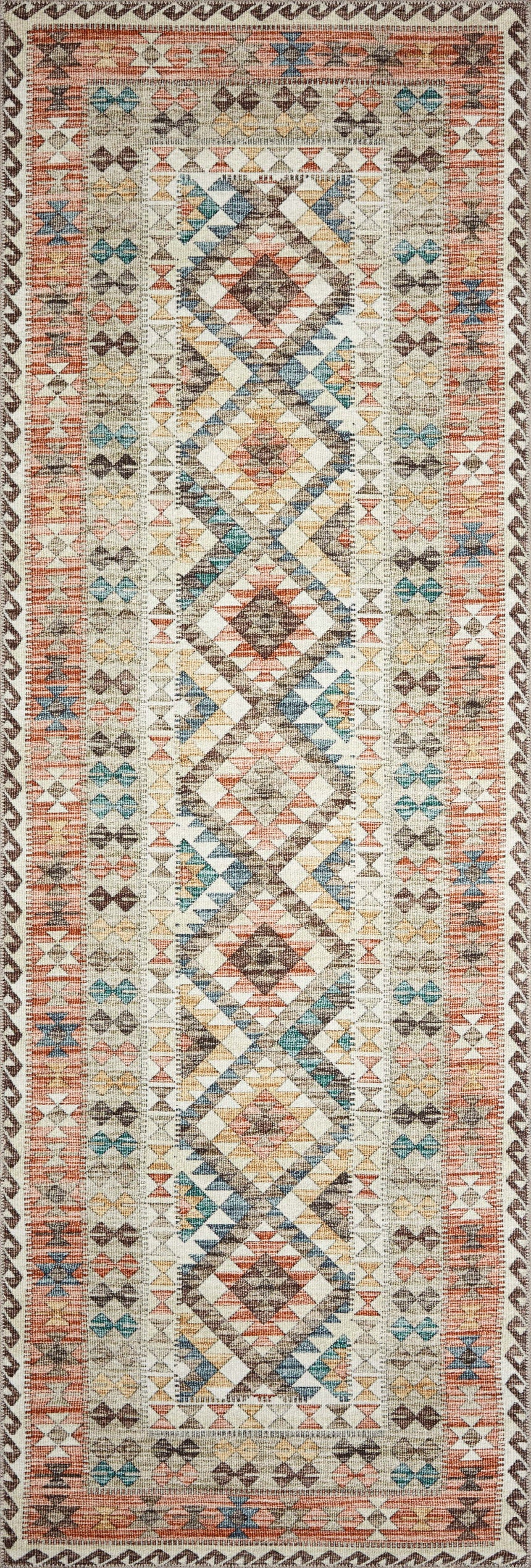 Zion Rug 04 | Ivory / Multi