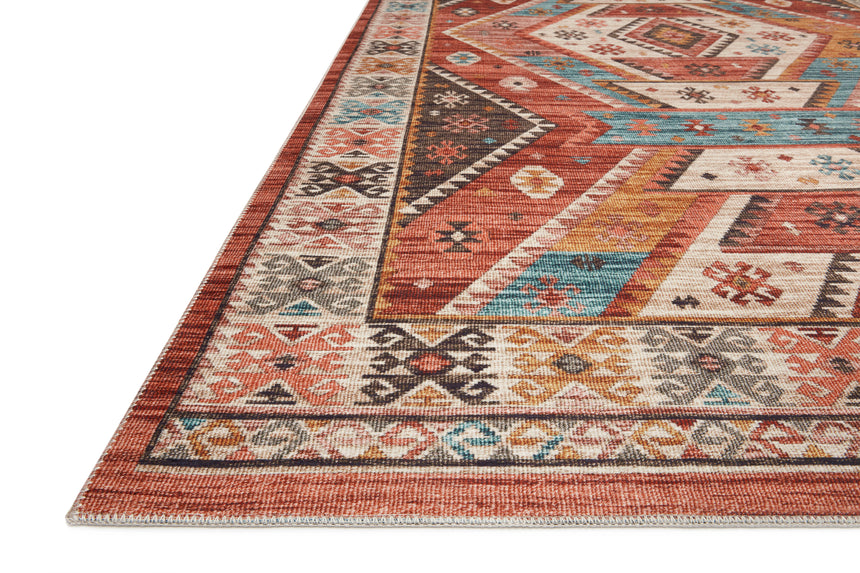 Zion Rug 05 | Red / Multi