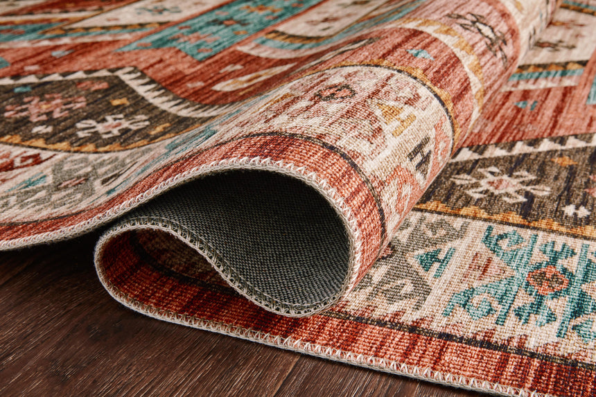 Zion Rug 05 | Red / Multi