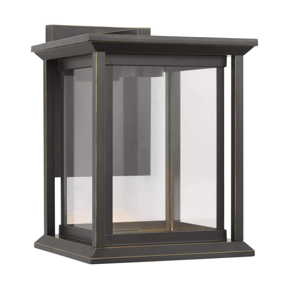 Audley 10" LED Lantern — Clear