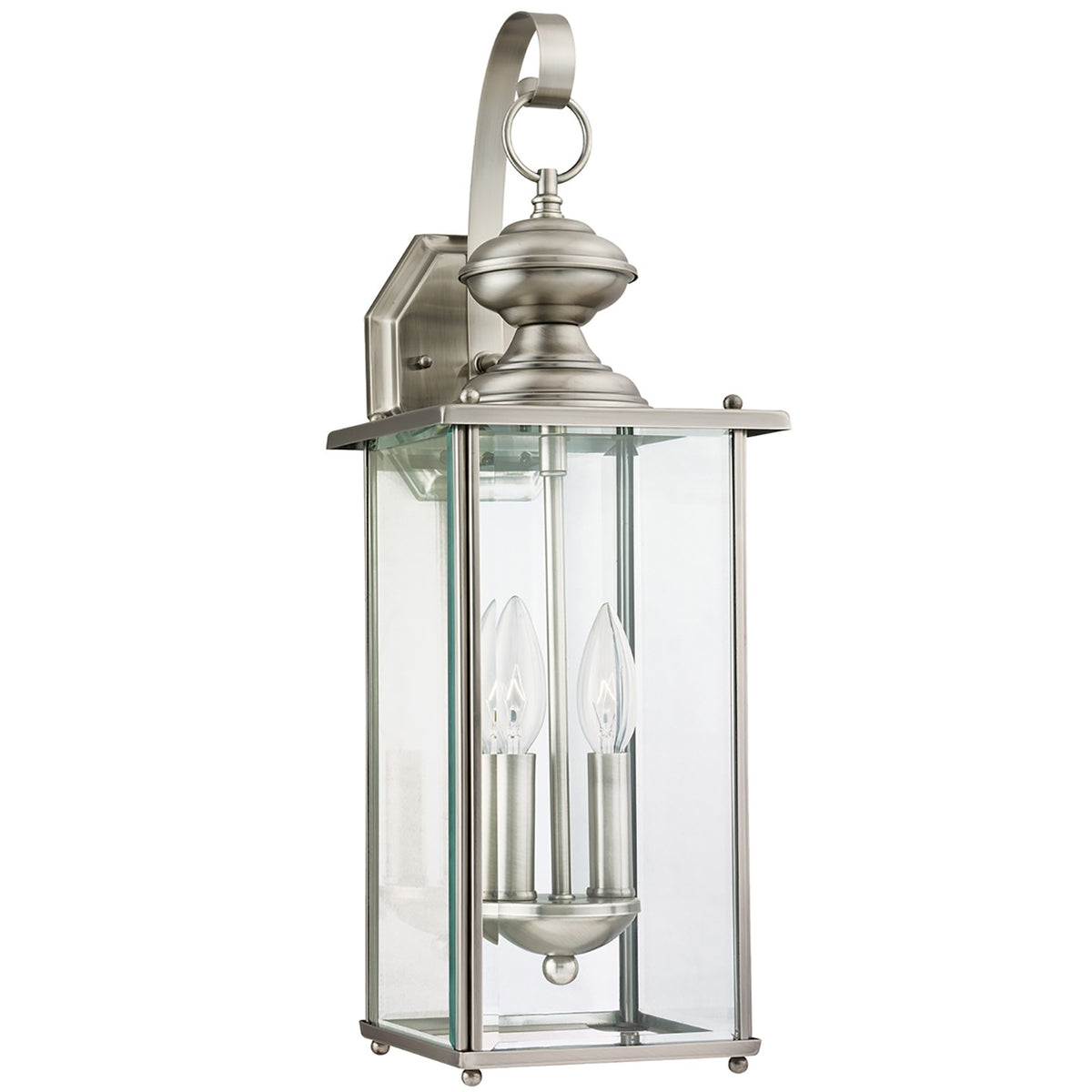 Two Light Outdoor Wall Lantern — 20.25", Torpedo Bulb