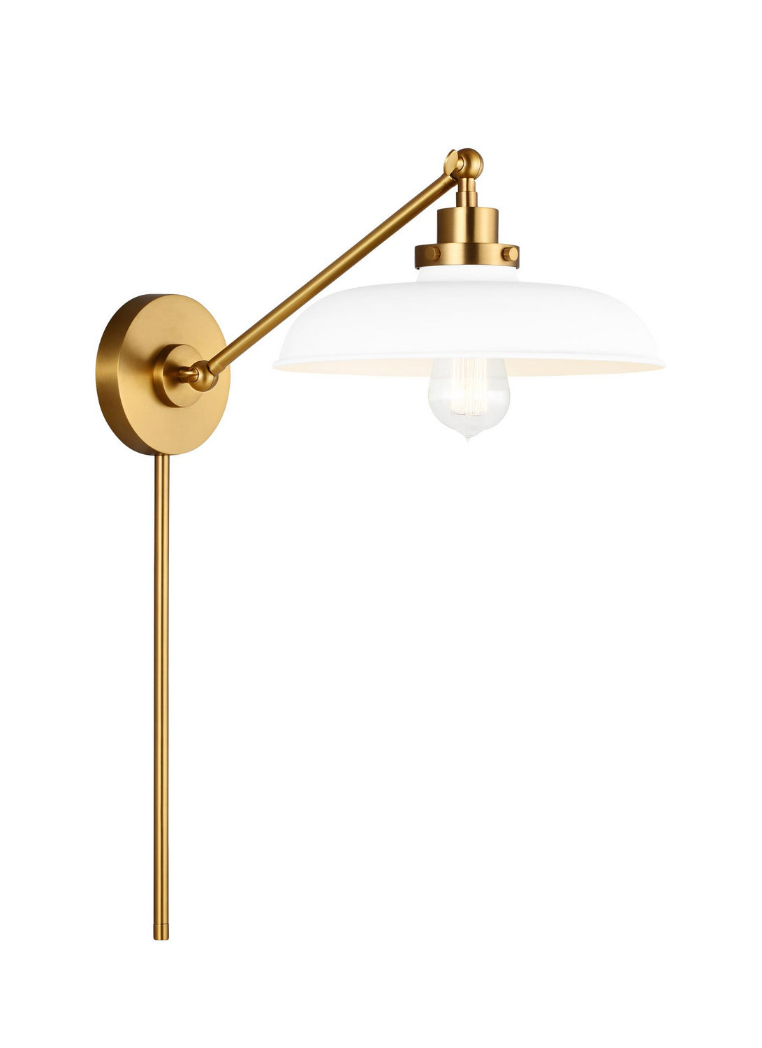 Wellfleet One-Arm Wide Sconce