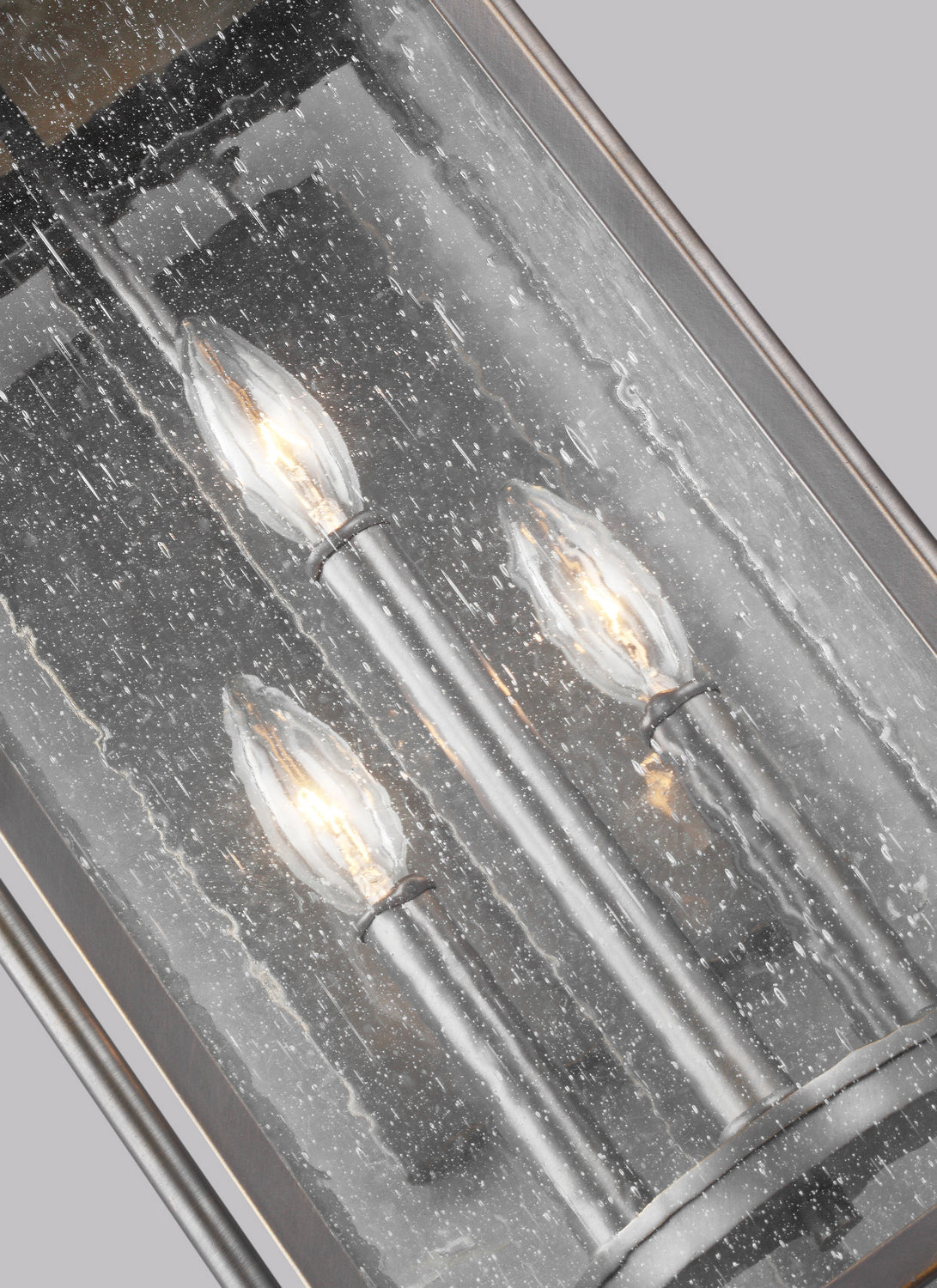 Three Light Outdoor Wall Sconce — 22.50"